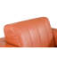 Chaise couleur chameau avec cuir fleur Revêtement en bois massif à 3 couches de hauteur