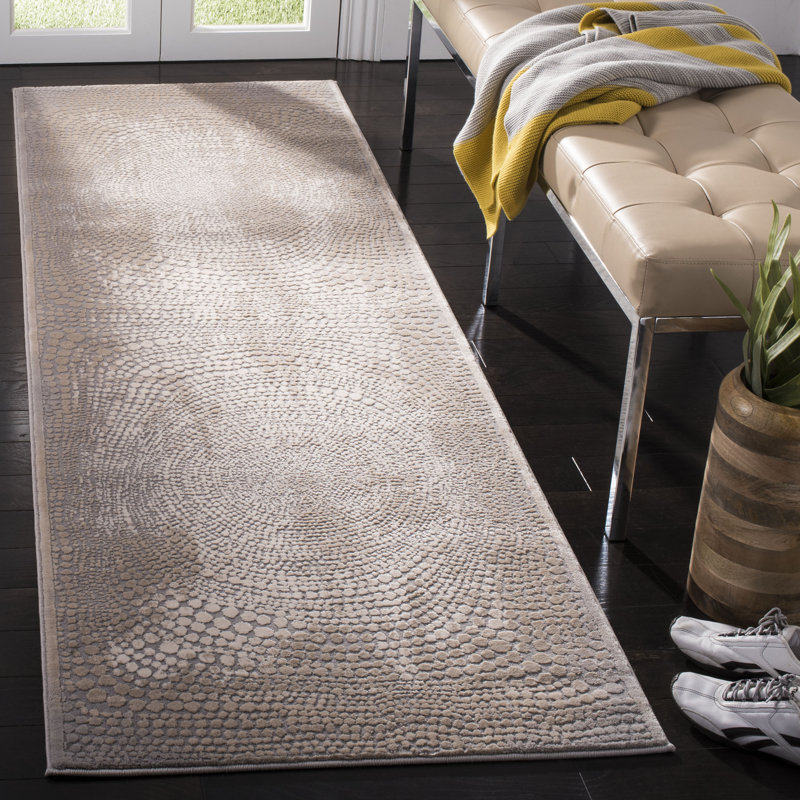 Wendi Performance Abstract Rug, Runner 2'7" x 10'