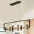 Setser 6-Lights Rectangle Kitchen Island Pendant