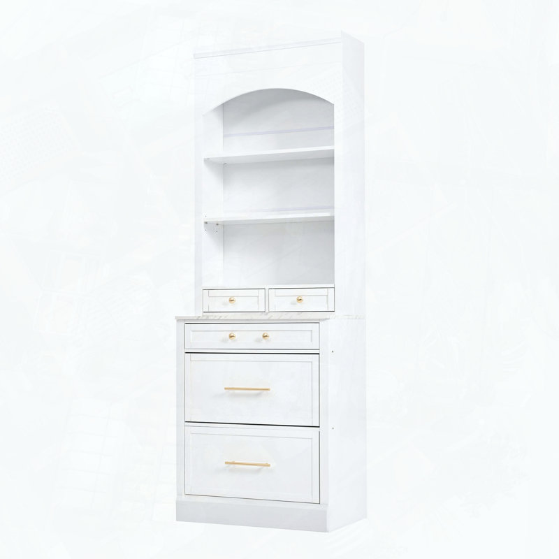 Armoire de rangement autoportante avec garde-manger