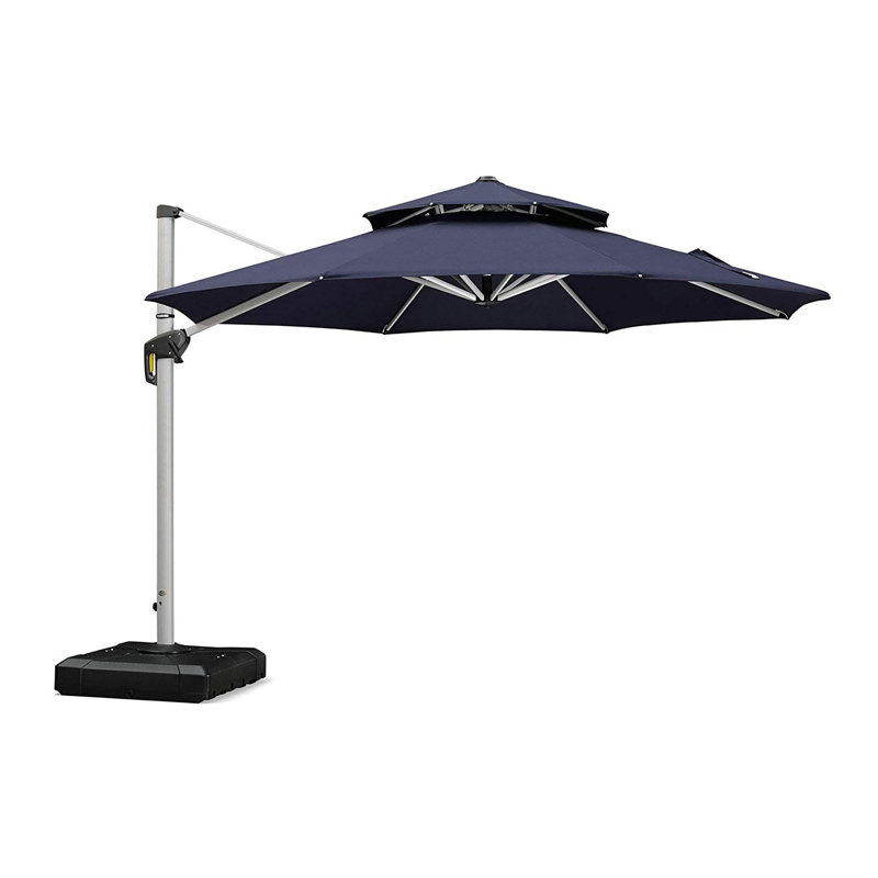 Johnathon 335cm Cantilever Parasol, Navy Blue