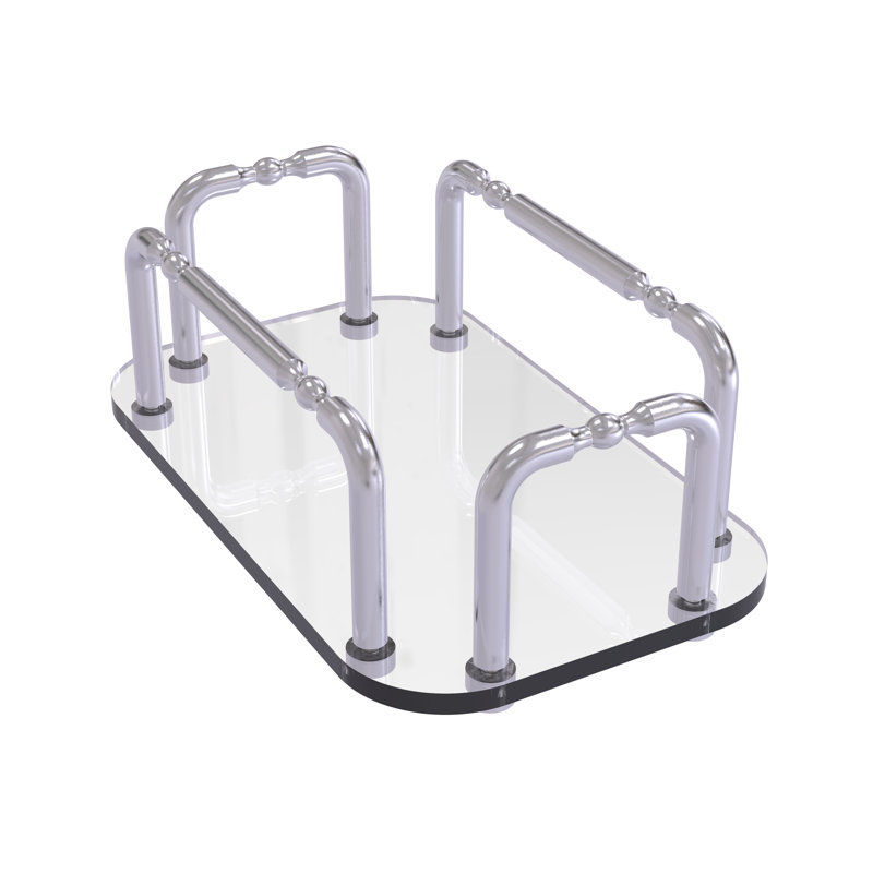 Plat à savon autonome Gober, Chrome satiné