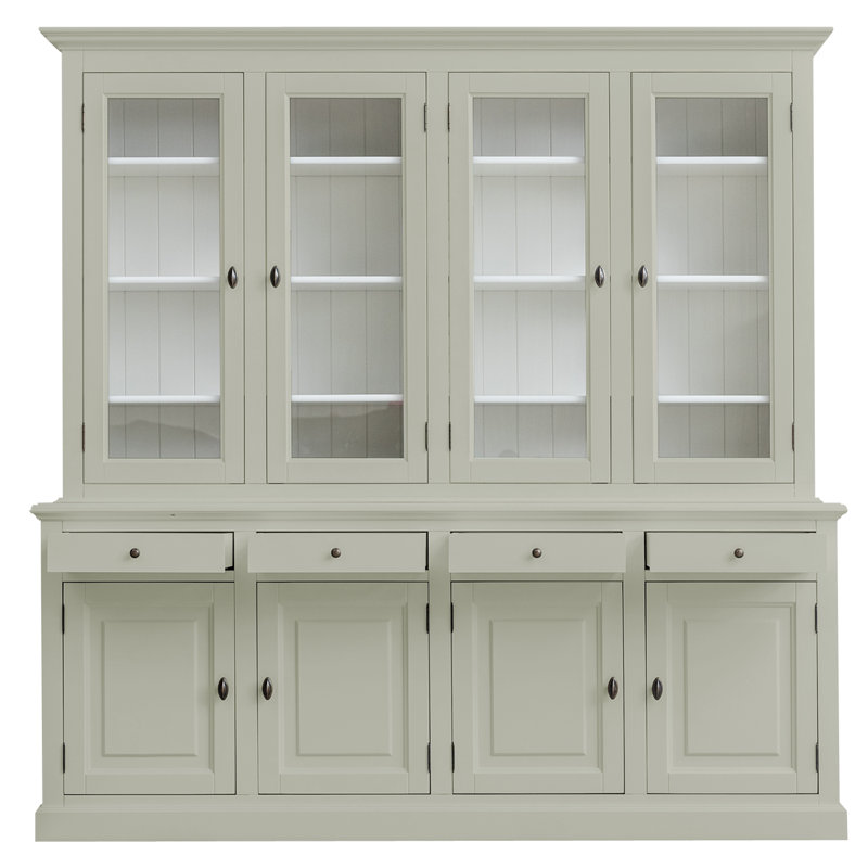 Babak Display Cabinet, Pebble Grey