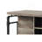 Antique Oak And Sandy Grey 5-Shelf Kitchen Island