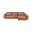 Houston Full Grain Leather Corner Sofa-1285552625-1285552630