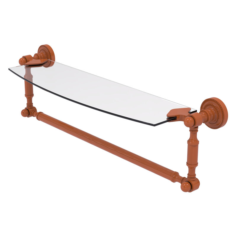 Tablette flottante avec barre à serviettes Dottingham, H 5 po x l 18 po x P 5 po, Étincelle d'automne