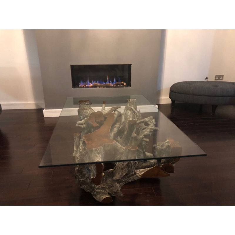 Keynot Solid Coffee Table, 40cm H x 100cm W x 100cm D, Grey