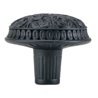 HAMPTON KNOB ; MATTE BLACK FINISH