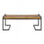 Banc industriel en bois et métal-1557018964