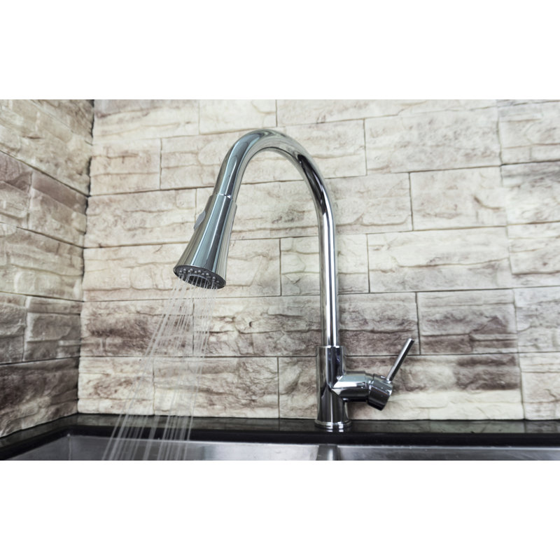 Cosmo Pull Down Kitchen Faucet, Chrome