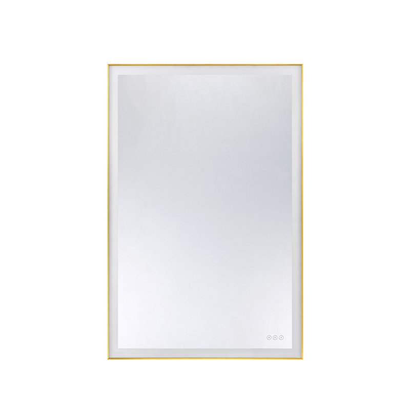 Miroir Zav, Doré, 32 po x 48 po