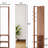 Full-length mirror solid wood + rubber wood + glass, 65.7*17.7in(mirror width:13.7in) Large mirror for viewing the whole body, easy to dress and tidy up and place in the bedroom/living room (Walnut)-2080379099