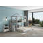 Lit superposé simple au-dessus d'un lit double avec tablettes Annada par Harper Orchard-89517843
