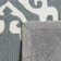 Tapis gris / ivoire crocheté à la main Ez Care