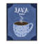 Tasse à café bleue Java Time, giclée par Lori Mosley-2063592769-2063592775