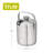 Double-Walled Stainless Steel Ice Bucket with Tongs