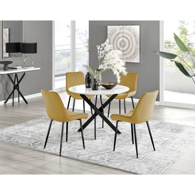 Eubanks 4 - Person Dining Set