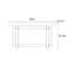 Console simple de style industriel noir-1898459777