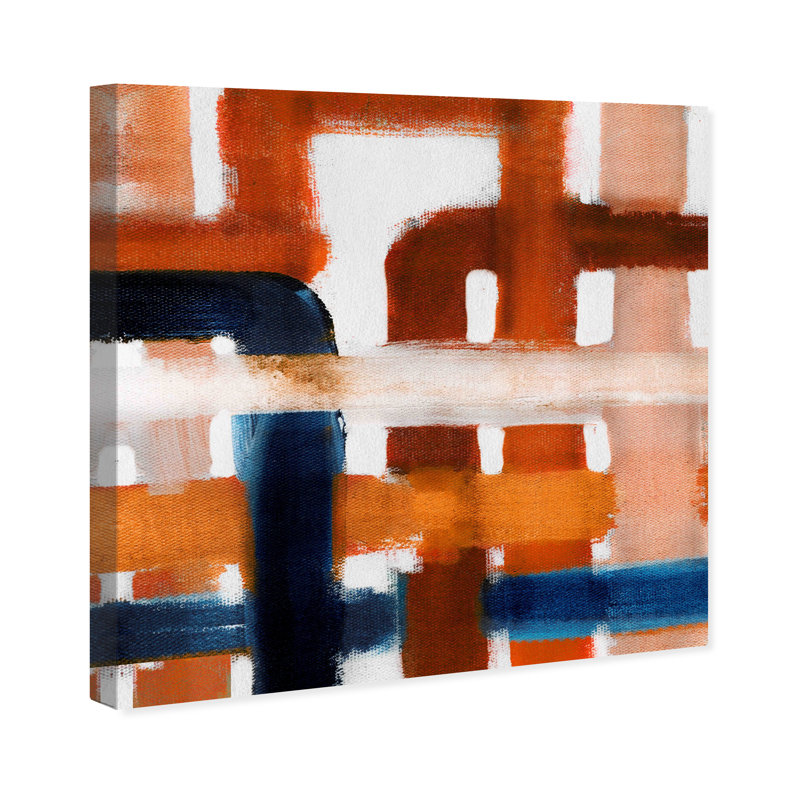 Brûlé et rouillé sur toile, L 40 po x H 40 po