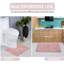 Tapis de bain en coton touffeté à motif floral rose Pascoe-1949598596-1949598607
