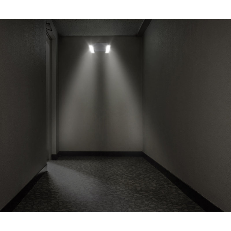 LED Exit Light, Commercial Emergency Sign with Battery Backup