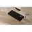 Badeloft 47.2" x 19.6" Rectangular Stone Resin Wall Mounted Bathroom Sink WT-05-B-MBLK in Matte Black