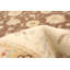 Tapis décoratif en laine brun foncé de conception unique 8 pi 2 po x 9 pi 8 po noué à la main new age ushak