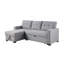 Canapé modulaire rembourré avec méridienne-1742809745