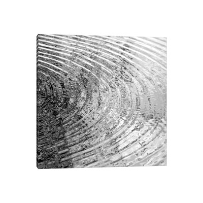 Ripples Black & White II by Maggie Olsen - Wrapped Canvas Print