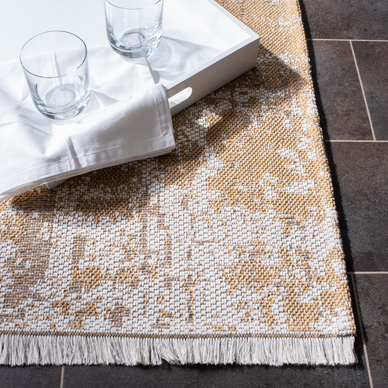 Augustine Performance Abstract Rug, Square 6'7"