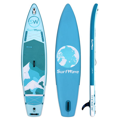 Inflatable Stand Up Paddle Board 11'X34"X6" With Accessories