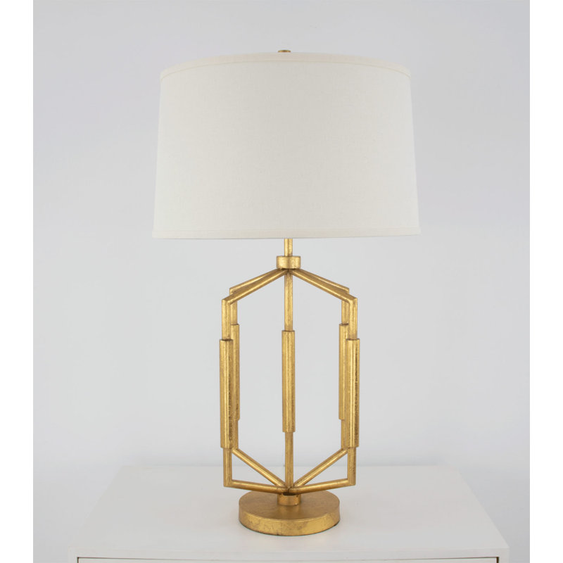 Mura Table Lamp, Gold Leaf