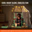 Ensemble de construction de tente pour enfants VEVOR Glow In The Dark