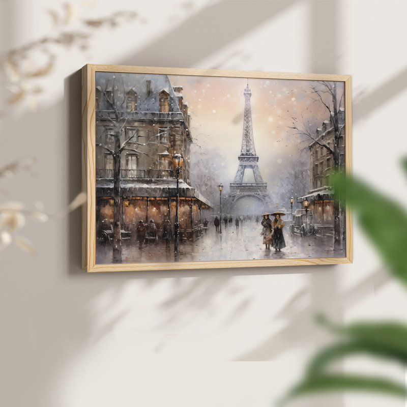 Chirstmas Art-CCCX -Framed Print - Restickable, Naturel, H 11 po x l 14 po