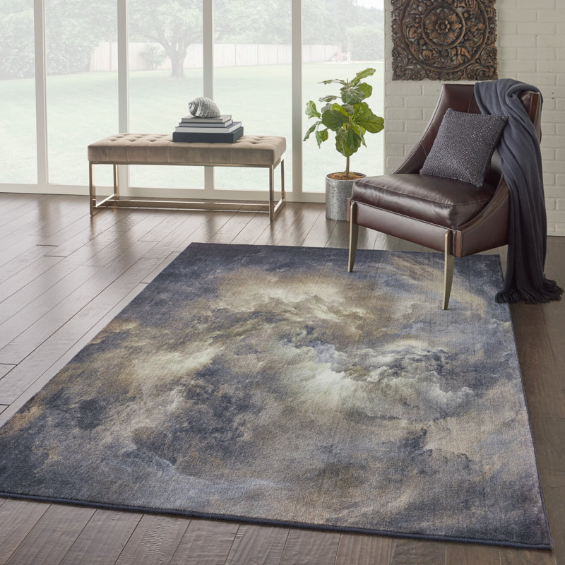 Tapis brun zone Edite, Rectangle 9 pi x 12 pi
