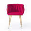 Chaise rembourrée en velours-118095820