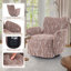 Ensemble de 3 fauteuils d'appoint pivotants 30,5 po de largeur-1079774942