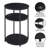 Ramos 15.75" W 3-Tier End Table with Built-in USB and Power Outlet-92196006