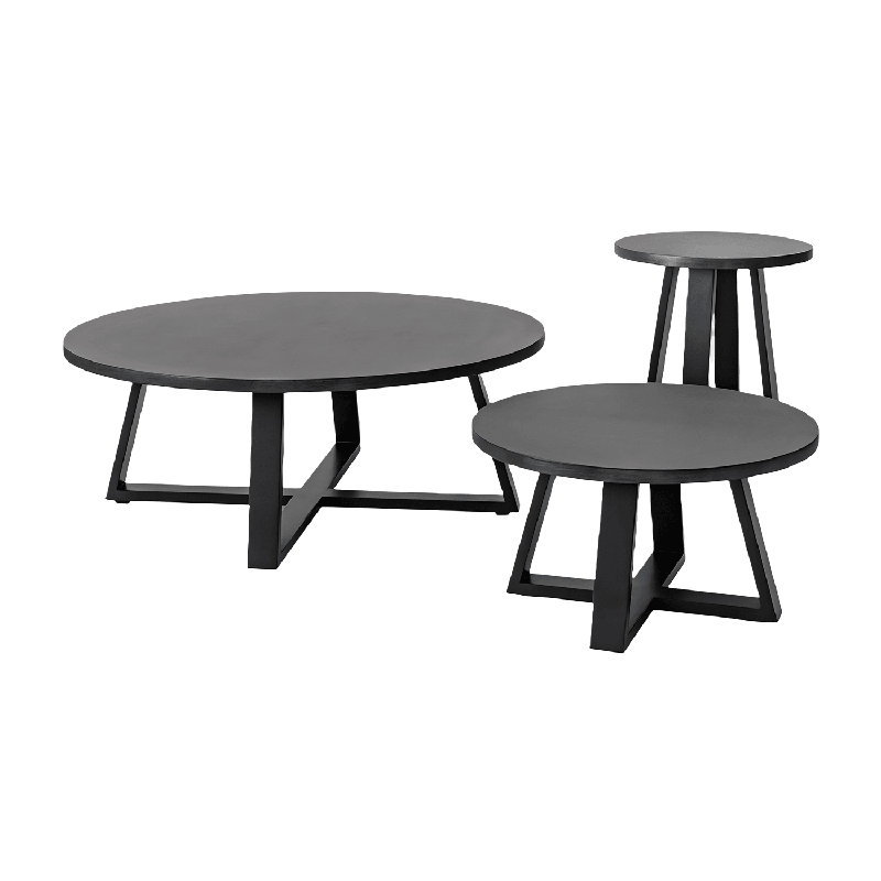 Petite table basse Nicola - noir
