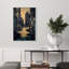 «Architecture Building Moody Abstract Street Buildings», art de chambre à coucher jaune, impression sur toile encadrée-107907257-107907260
