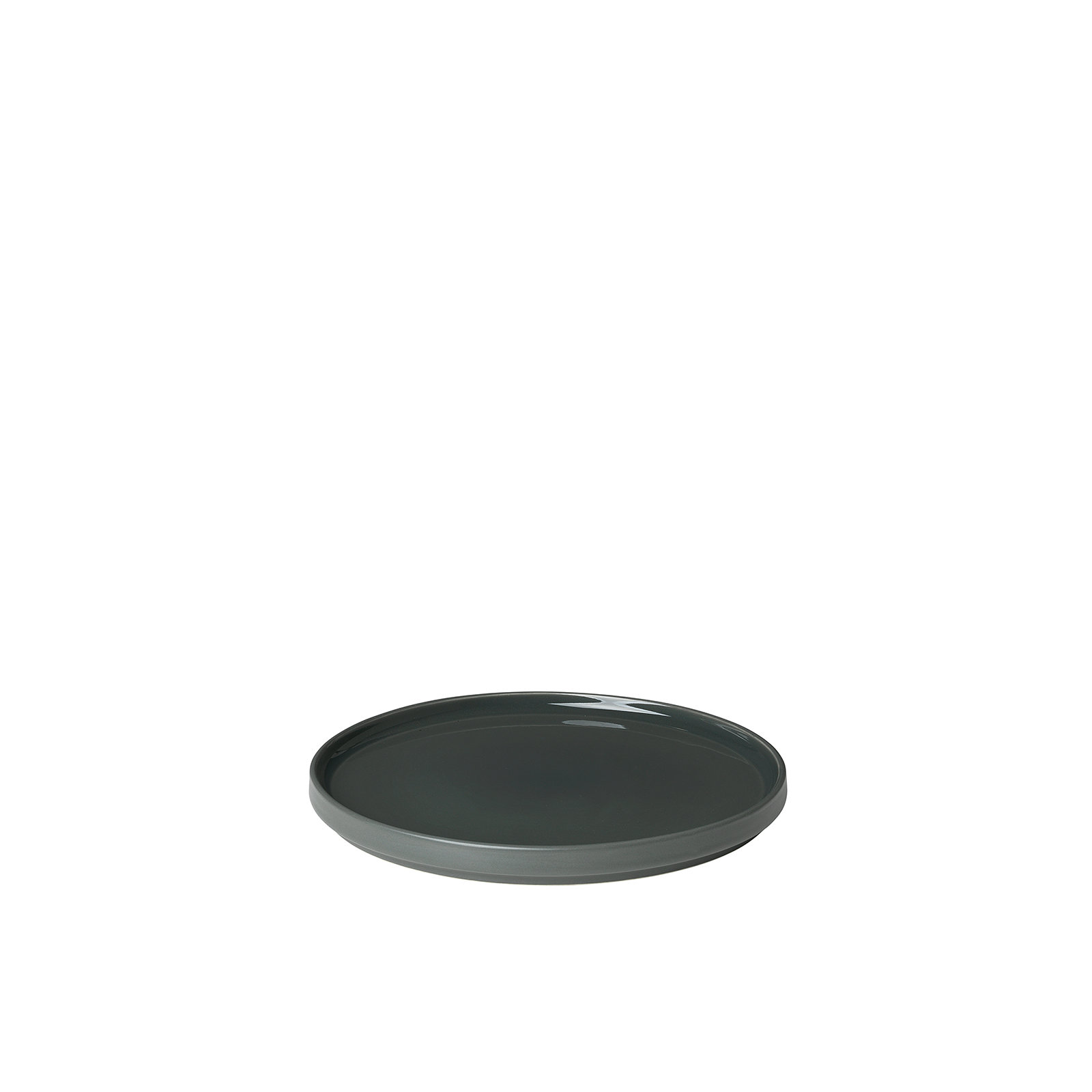 PILAR Stoneware 8" Dessert Plate, Agave Green