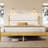 Solid Wood Queen Size Bed Frame Featuring Fleece Headboard, Rubber Base, Four Tapered Legs, No Box Spring Setup Upholstered In Size, Construction, Luxurious Legs And Storage Option-267357919