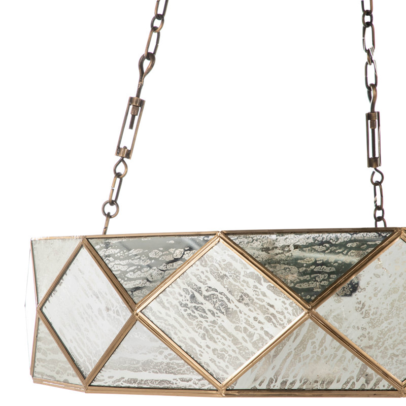 Maybelle 6 - Light Geometric Chandelier