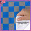 Housses de couette damier bleues et grises-130426841