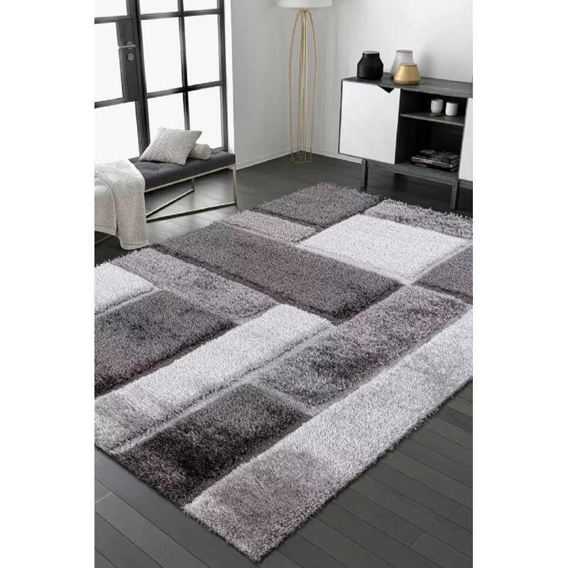 Zonic Dark Grey, Rectangle 160 x 230 cm