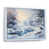 Cadre flottant blanc