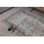 Tapis vintage turc beige en laine avec pampilles pour salon Anatolia avec styles boho