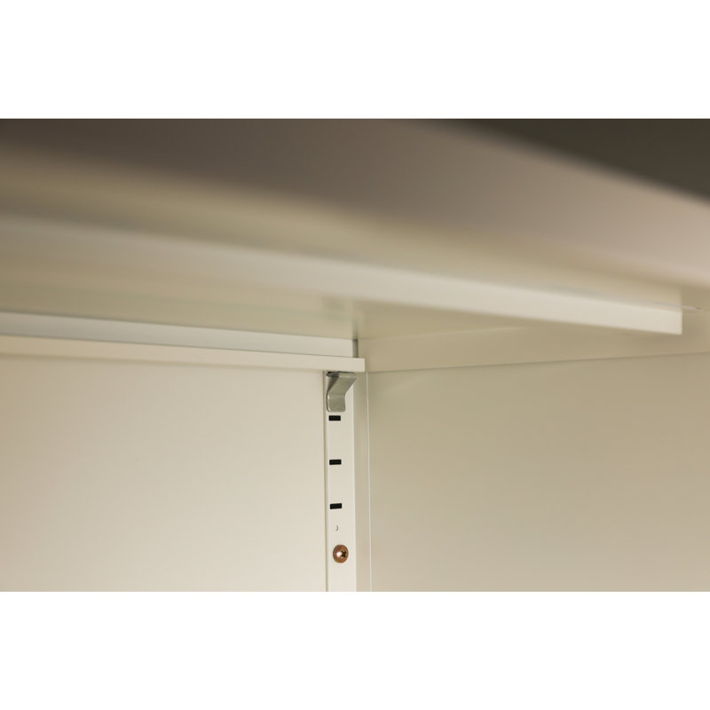 Metal storage cabinet, White