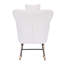 Chaise berçante rembourrée Teddy