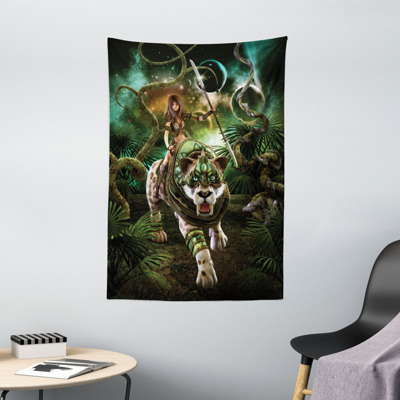Tapisserie fantaisie en polyester, H 60 po x l 40 po